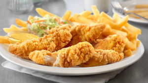 3pc Chicken Tenders With Fries | Golden Fingers